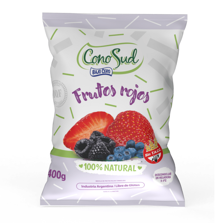 Mix Frutos Rojos Congelados I Q F Caja 15400 Gramos Hogar 400GR