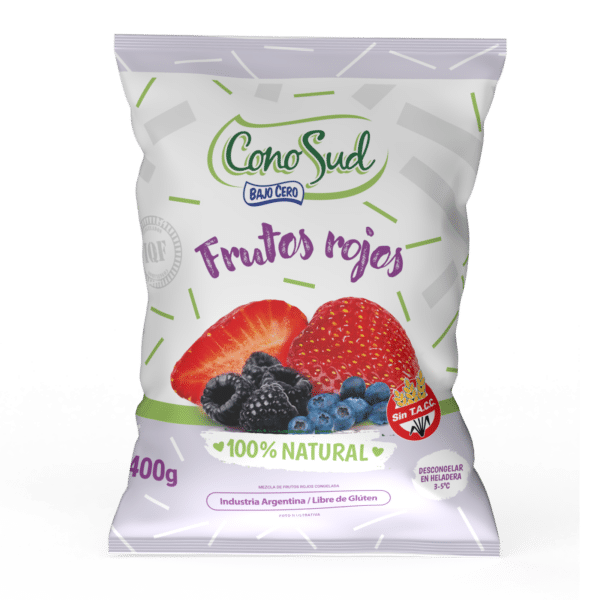 Mix Frutos Rojos congelados I.Q.F., Caja 15×400 gramos, Hogar 400GR.